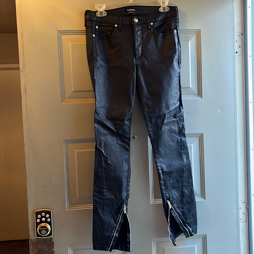 Bebe faux leather pants